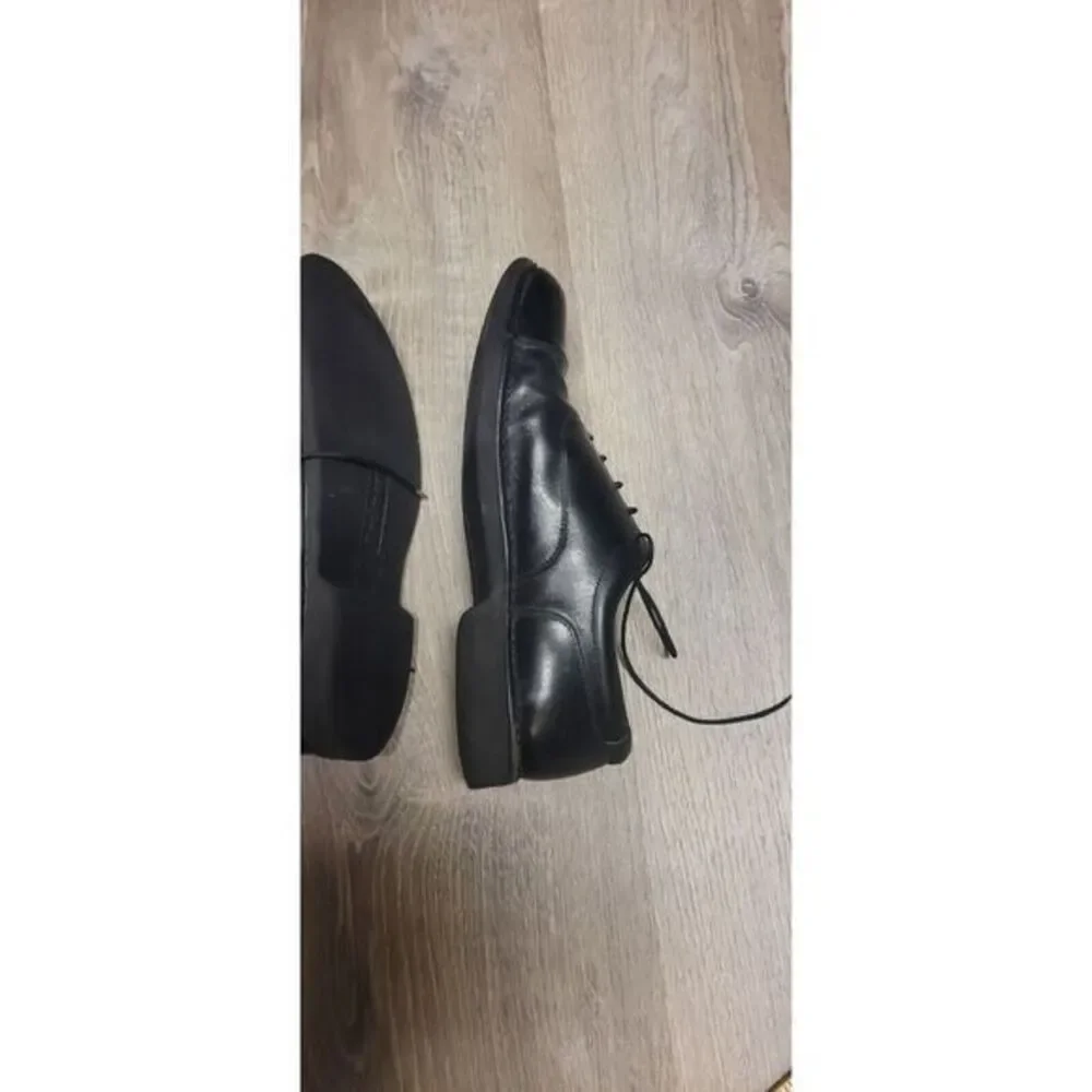Rockport Men's M3038 Oxford‎ Black Leather Round Toe Lace Up 9.5